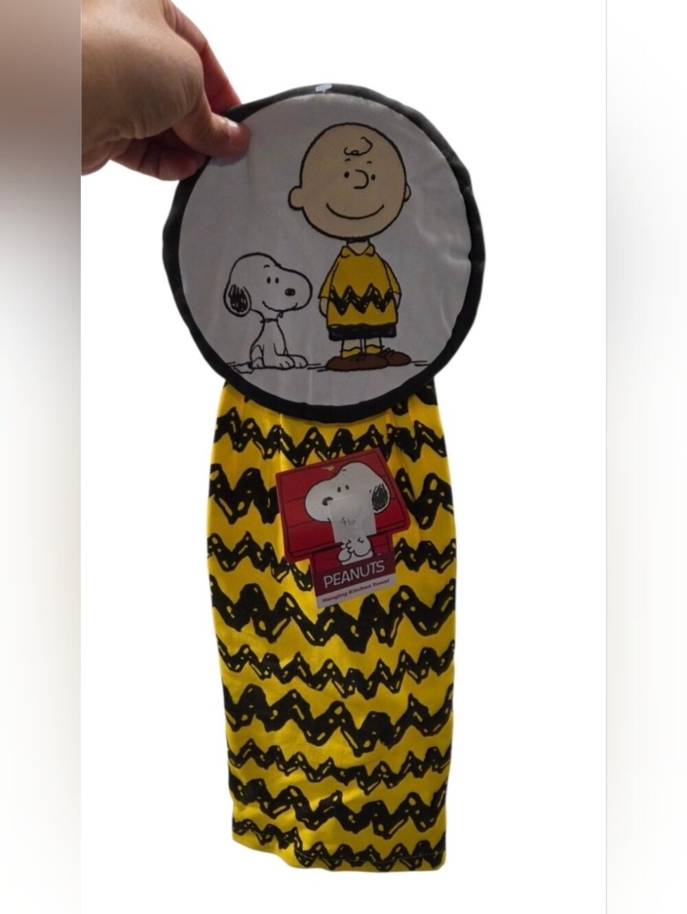 Peanuts Charlie Brown and Snoopy Hanging Kitchen Towel